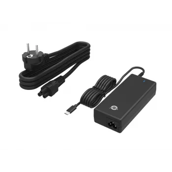 Conceptronic OZUL03BE 100W GaN galddatora USB PD lādētājs, universāls, iekštelpām, 100–240 V, 50–60 Hz, 100 W, 5–20 V