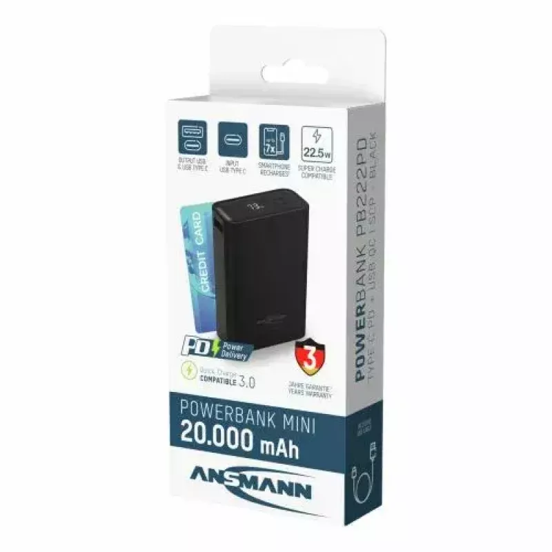 Portable baterija Ansmann PB222PD 20000 mAh