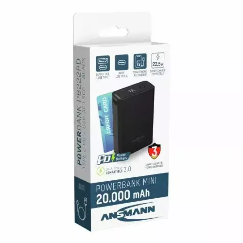 Portable baterija Ansmann PB222PD 20000 mAh