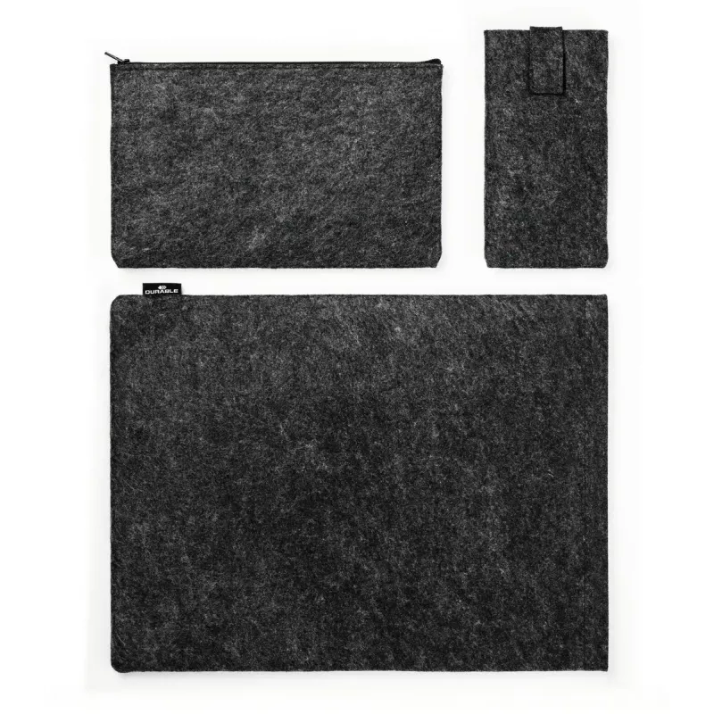 Uzmavas futrālis Durable Effect 41,7 cm 16,4 collas Antracīts 2 priekšējās kabatas