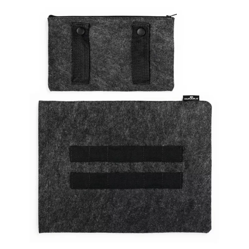 Uzmava Durable Effect 33 cm 13 collas Antracīta 1 priekšējā kabata monohromatisks