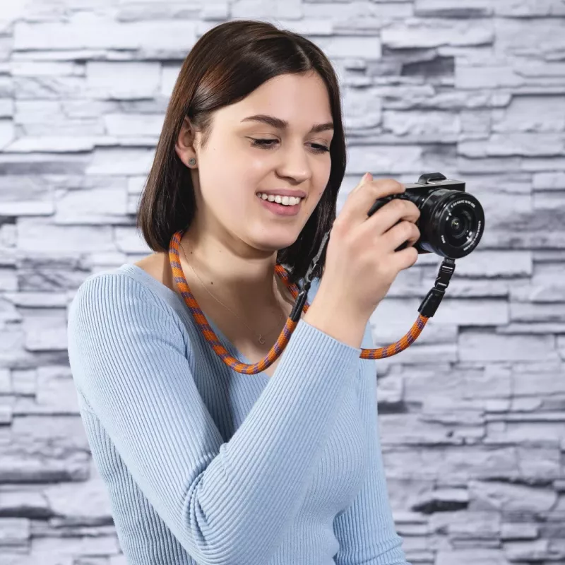 Hama Braid 120 siksniņa Digitālā kamera Neilons Zils, Oranžs