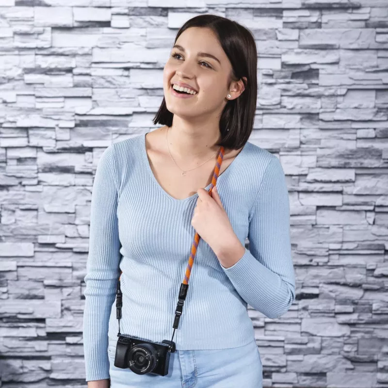 Hama Braid 120 siksniņa Digitālā kamera Neilons Zils, Oranžs
