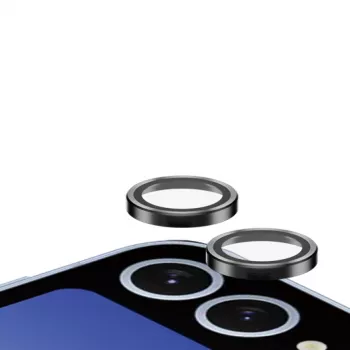 PanzerGlass ® Hoops® kameras objektīva aizsargs, melns, Samsung Galaxy Z Flip6