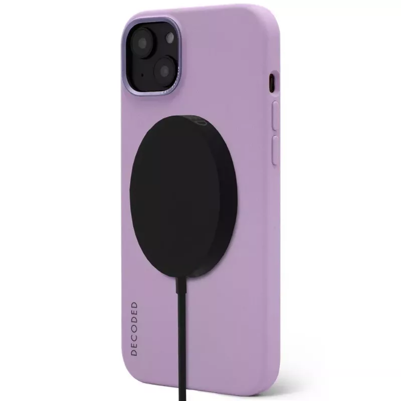 Mugurpuses vāciņš Decoded iPhone 14 Plus Lavanda 17 cm pretmikrobu
