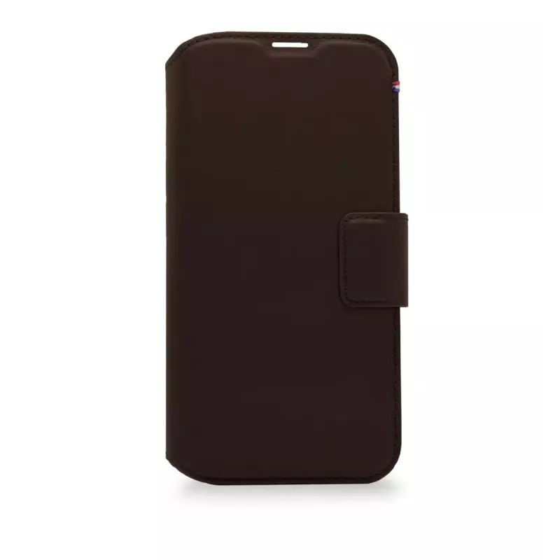 Wallet case Decoded iPhone 14 Plus Brown 6.7 inch 3 card pockets