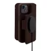 Wallet case Decoded iPhone 14 Plus Brown 6.7 inch 3 card pockets
