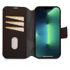 Wallet case Decoded iPhone 14 Plus Brown 6.7 inch 3 card pockets