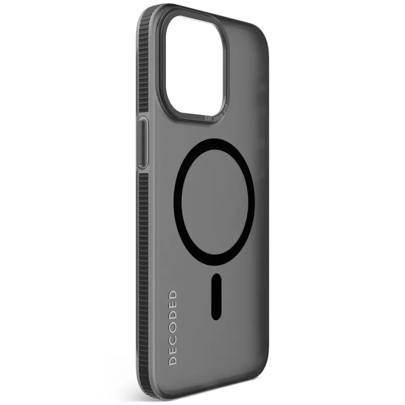 Cover Decoded iPhone 15 Pro Max 17 cm Melns Caurspīdīgs