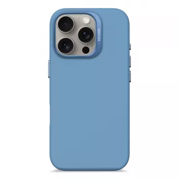 Decoded silikona maciņš zilā krāsā iPhone 16 Pro 6.3 collu