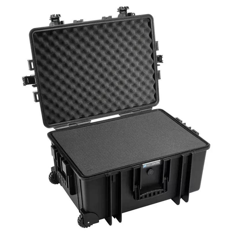 Ratiņu koferis B&W 6800/B/SI Polipropilēns Melns 8,12 kg