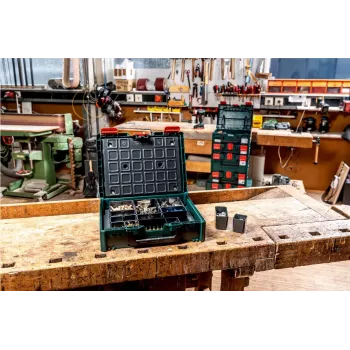 Instrumentu glabāšanas kaste Metabo 626897000 Melna Zaļa ABS Triecienizturīga