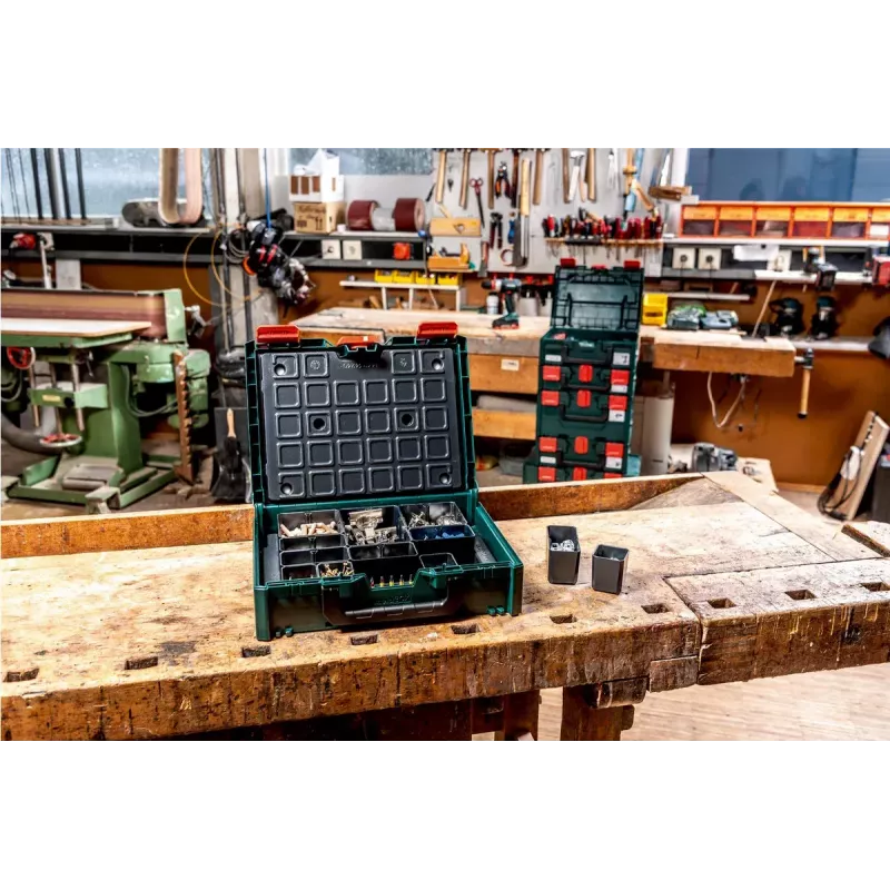 Instrumentu glabāšanas kaste Metabo 626897000 Melna Zaļa ABS Triecienizturīga