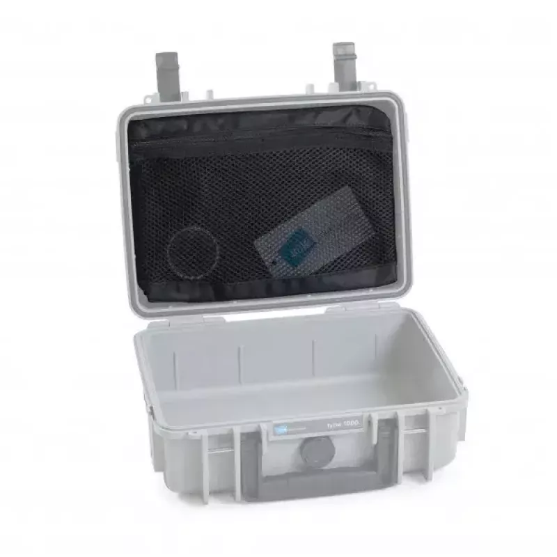 B&W Cases MB/1000 vāka tīkls āra uzglabāšanas konteineram, melns