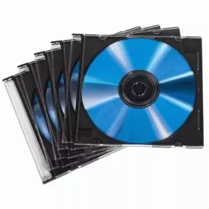 CD plāns Jewel Case Hama 51269 komplekts 50 gab. 1 disks Caurspīdīgi