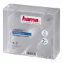 CD dubultais dārgakmens futrālis Hama 44752 5 gab. iepakojumā 2 diskiem, caurspīdīgs