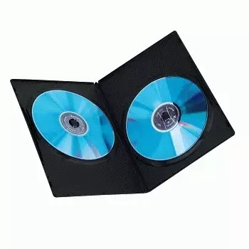Hama DVD plānā dubultkaste 51185 melna 2 diskiem