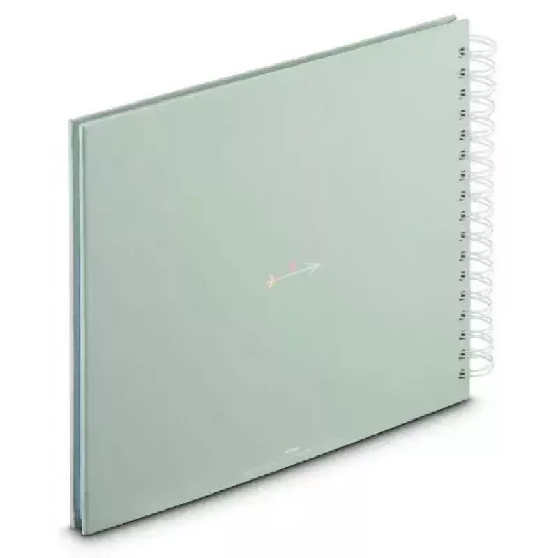 Hama Good Things fotoalbums Zaļš 100 lapas 10 x 15 Spirālveida iesējums