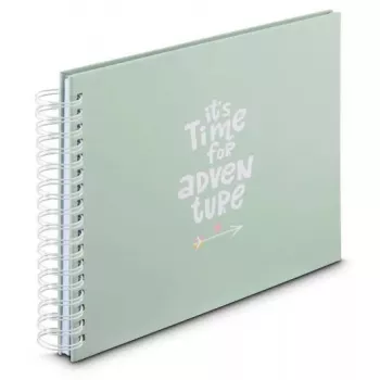 Hama Good Things fotoalbums Zaļš 100 lapas 10 x 15 Spirālveida iesējums