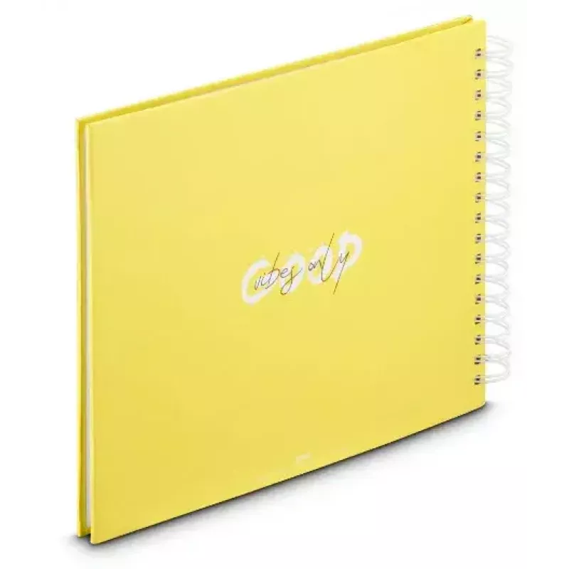 Hama Good Things fotoalbums dzeltens 100 loksnes 10 × 15 Spirālveida iesējums