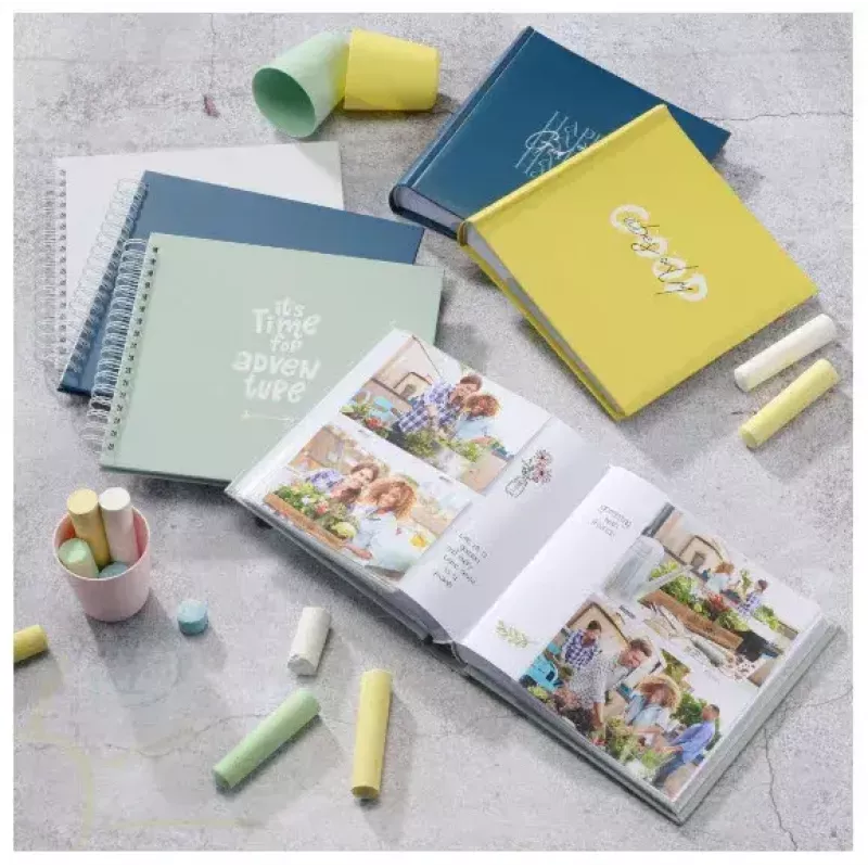 Hama Good Things fotoalbums dzeltens 100 loksnes 10 × 15 Spirālveida iesējums