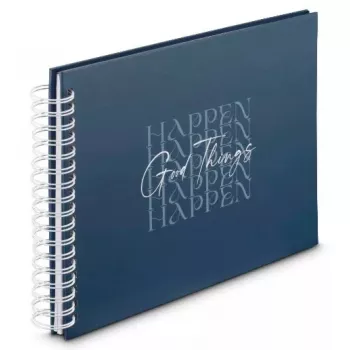 Hama Good Things fotoalbums Zils 100 kabatiņas 10 x 15 Spirāles iesējums