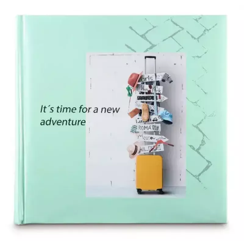 Hama Journey fotoalbums, piparmētru krāsa, 400 kabatiņas, 10 x 15, grāmatas iesējums