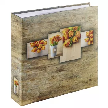 Hama Rustico fotoalbums oranžs 100 kabatiņas 10 x 15
