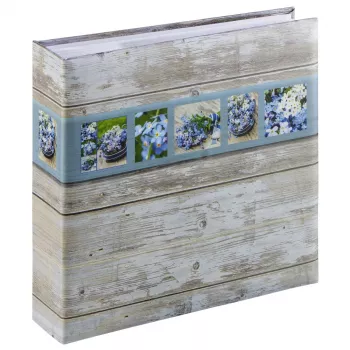 Hama Rustico fotoalbums, zils, balts, 100 loksnes, 10 x 15