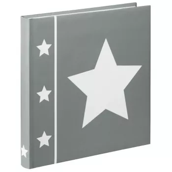 Hama Skies fotoalbums Pelēks 60 loksnes 10 x 15