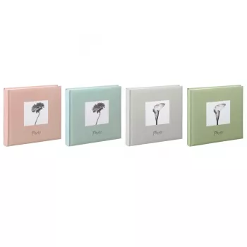 Hama Susi Pastel fotoalbums zils, zaļš, pelēks, rozā 100 kabatas 10 x 15 cm