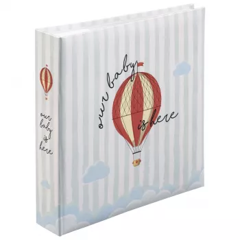 Hama Our Baby fotoalbums melns, zils, sarkans, balts, dzeltens 200 loksnes 10 x 15 cm