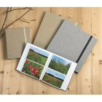 Hama Tessuto fotoalbums Pelēks 240 loksnes 10 x 15 cm