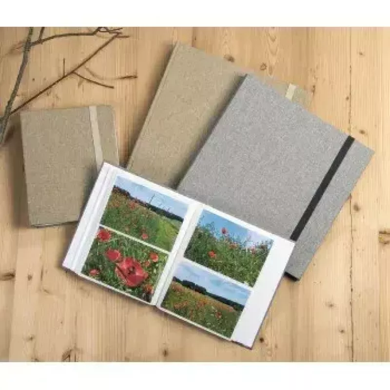 Hama Tessuto fotoalbums Pelēks 240 loksnes 10 x 15 cm