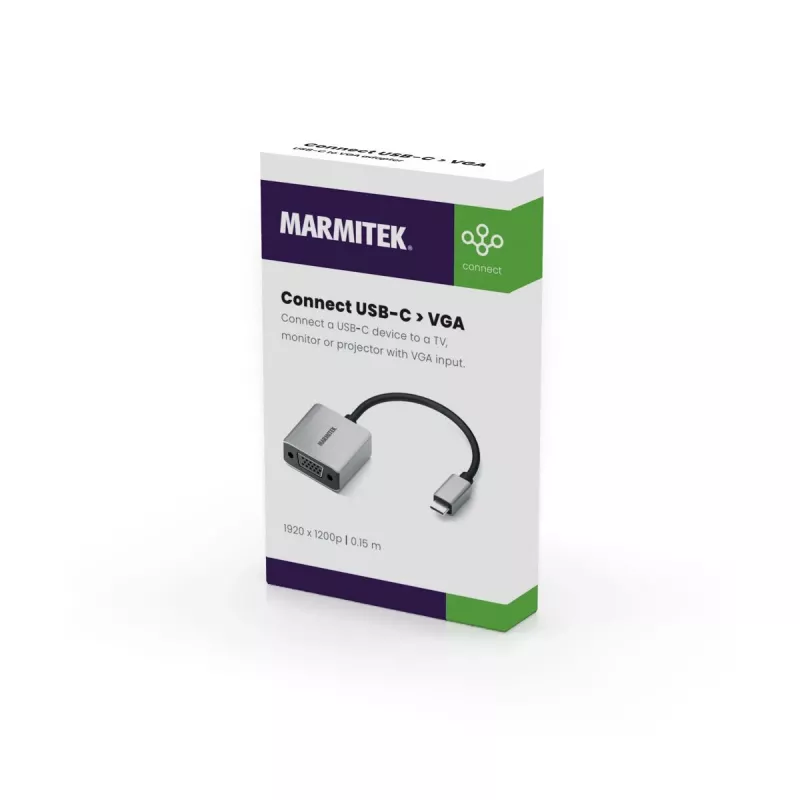 Marmitek Connect USB C uz VGA - USB-C uz VGA adapteris