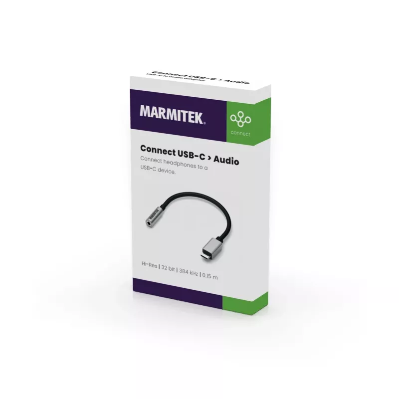Marmitek Connect USB-C > Audio 8374 adapteris audio ierīcēm
