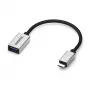 USB kabelis Marmitek 08375 0,15 m USB 3.2 Gen 1 USB C USB A melns sudrabains