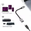 USB kabelis Marmitek 08375 0,15 m USB 3.2 Gen 1 USB C USB A melns sudrabains