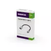 USB kabelis Marmitek 08375 0,15 m USB 3.2 Gen 1 USB C USB A melns sudrabains