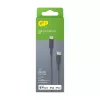 GP baterijas CL1P kabelis 1m pelēks Lightning USB C
