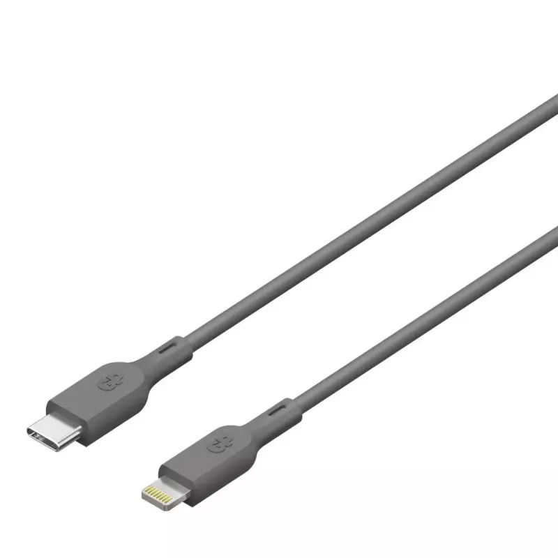GP baterijas CL1P kabelis 1m pelēks Lightning USB C