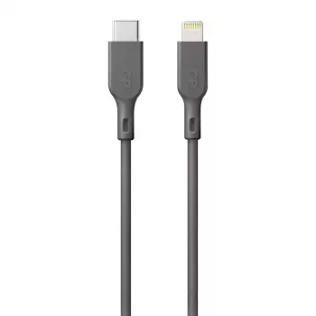 GP baterijas CL1P kabelis 1m pelēks Lightning USB C