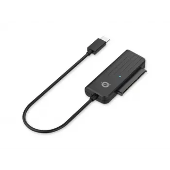 Conceptronic ABBY USB-C uz SATA adapteris, Melns, Ķīna, 32 mm, 12 mm, 65 mm, 22 g