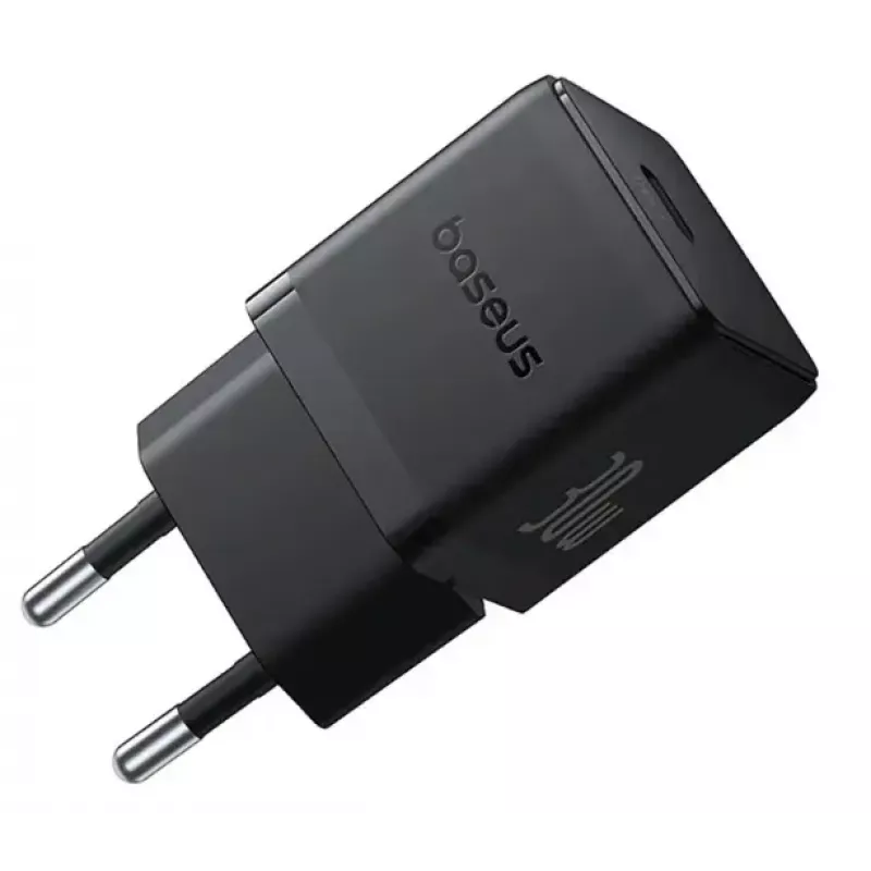 Lādētājs Baseus Palm Universal Melns AC, 30 W, USB-C PD, iekštelpām, universāla savietojamība