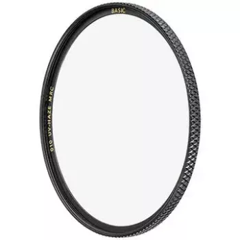 Ultraviolet (UV) camera filter B+W BASIC 010 8.2 cm Melns