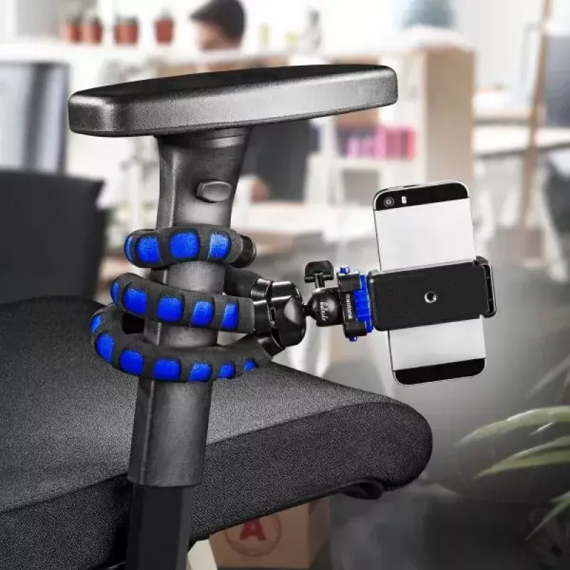 Stativa Mantona 21399 digitālajām/filmu kamerām 3 kājas zila/melna