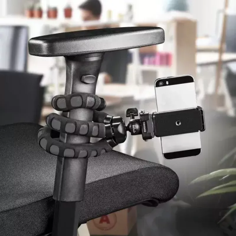 Statīvs Mantona 21400 digitālajām/filmu kamerām 3 kājas Melns Pelēks