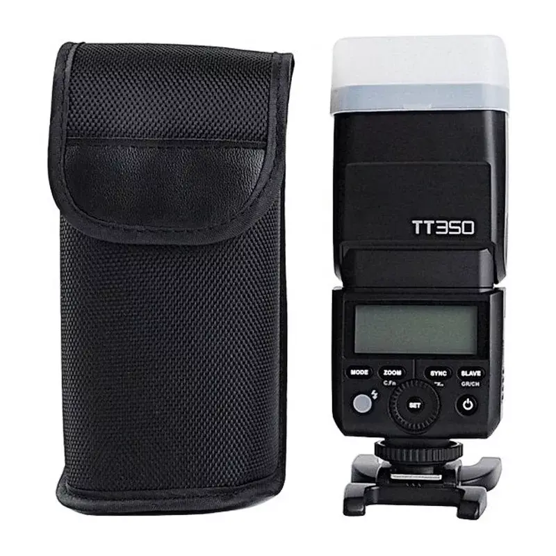 Slave zibspuldze Godox TT350 melna 2,2 s uzlādes laiks AA baterija