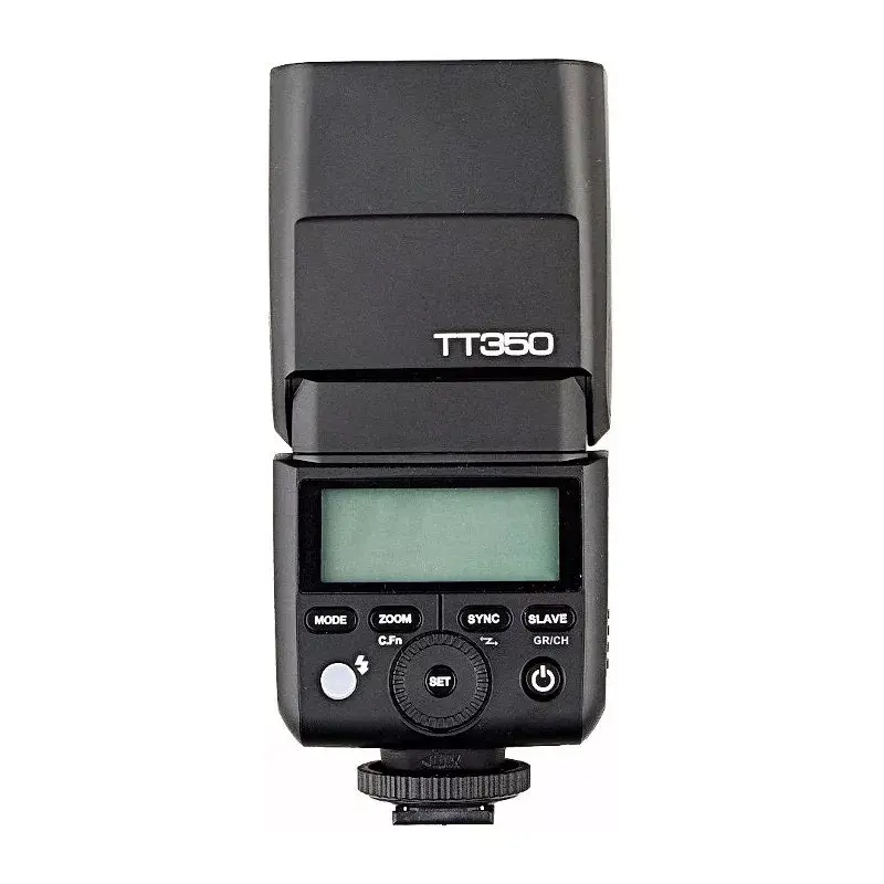 Slave zibspuldze Godox TT350 melna 2,2 s uzlādes laiks AA baterija