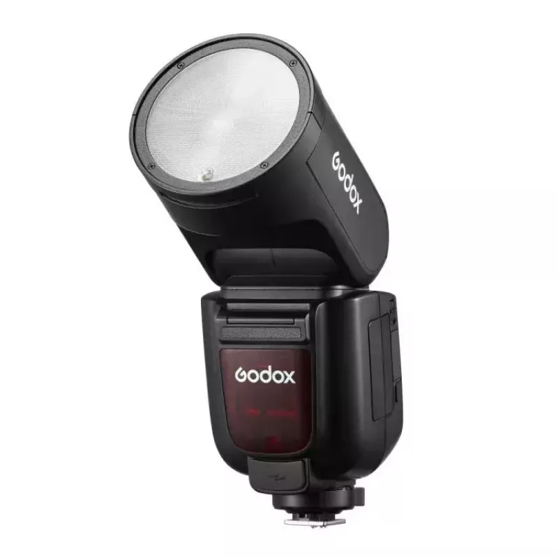 Godox V1Pro TTL Li-ion apaļās galvas zibspuldze Fuji ar 1,5 s uzlādes laiku